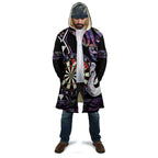 Personalised New Zealand Darts Cloak Ngutukaka Manaia Taniko Luxury Purple - Aussie Hoodie