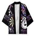 Personalised New Zealand Darts Kimono Ngutukaka Manaia Taniko Luxury Purple - Aussie Hoodie