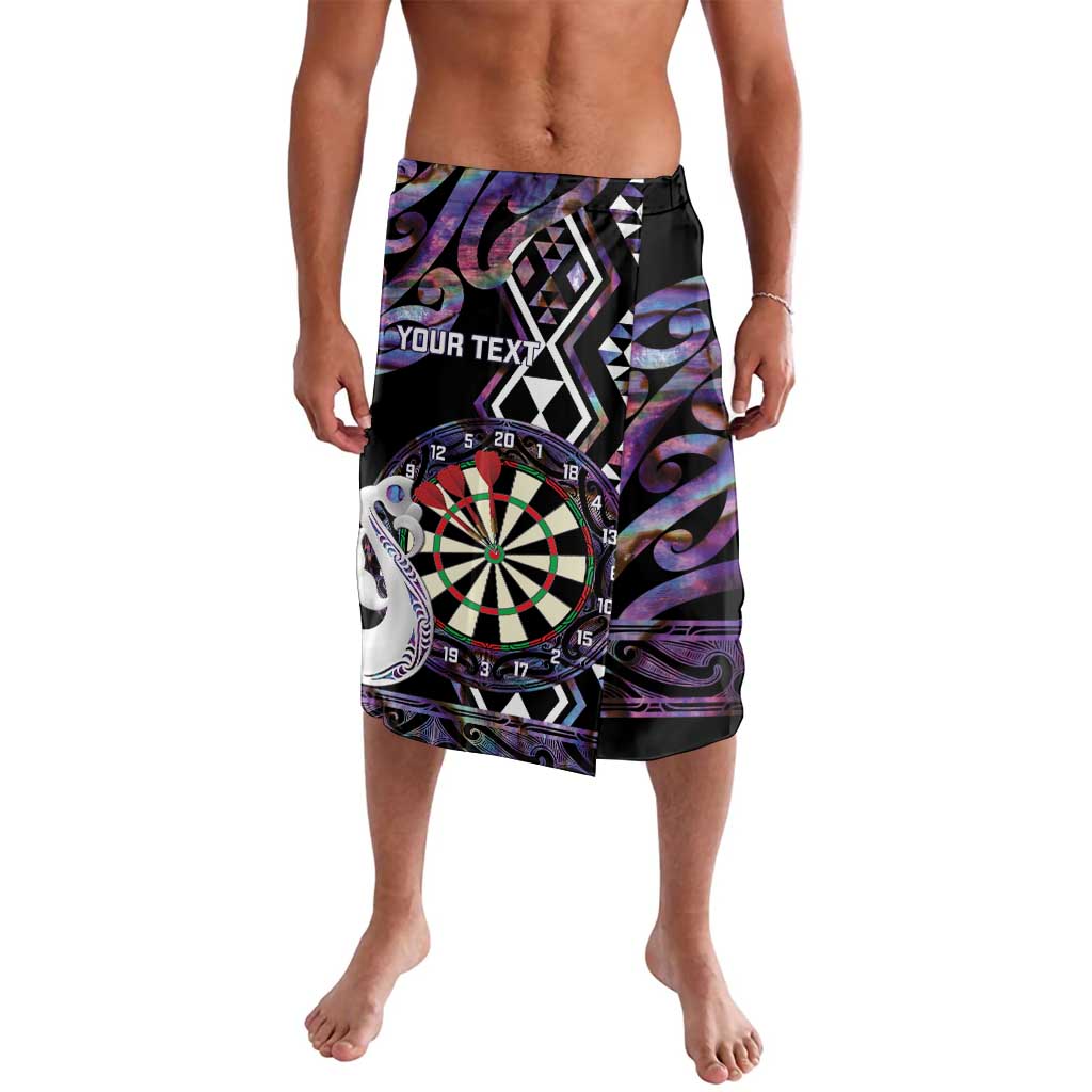 Personalised New Zealand Darts Lavalava Ngutukaka Manaia Taniko Luxury Purple - Aussie Hoodie