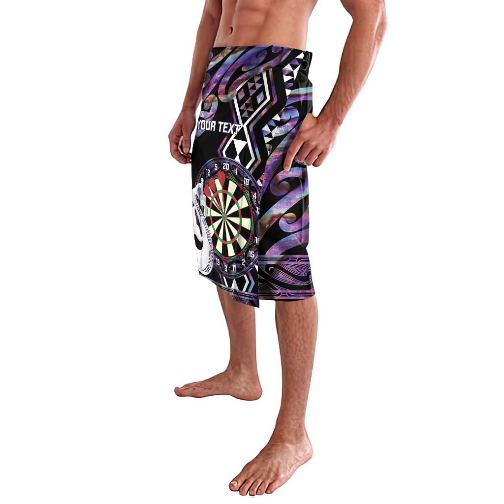 Personalised New Zealand Darts Lavalava Ngutukaka Manaia Taniko Luxury Purple - Aussie Hoodie