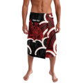 Whero Aotearoa Atua Tumatauenga Personalised Lavalava Maori God Of War Tiki With Taiaha