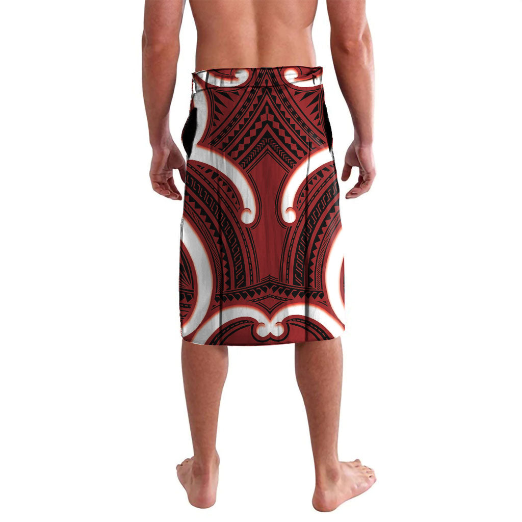 Whero Aotearoa Atua Tumatauenga Personalised Lavalava Maori God Of War Tiki With Taiaha
