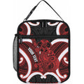 Whero Aotearoa Atua Tumatauenga Personalised Lunch Bag Maori God Of War Tiki With Taiaha