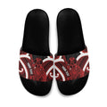 Whero Aotearoa Atua Tumatauenga Personalised Slide Sandals Maori God Of War Tiki With Taiaha