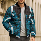Kikorangi Aotearoa Atua Tumatauenga Personalised Bomber Puffer Jacket Maori God Of War Tiki With Taiaha
