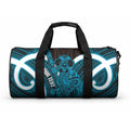 Kikorangi Aotearoa Atua Tumatauenga Personalised Duffle Bag Maori God Of War Tiki With Taiaha