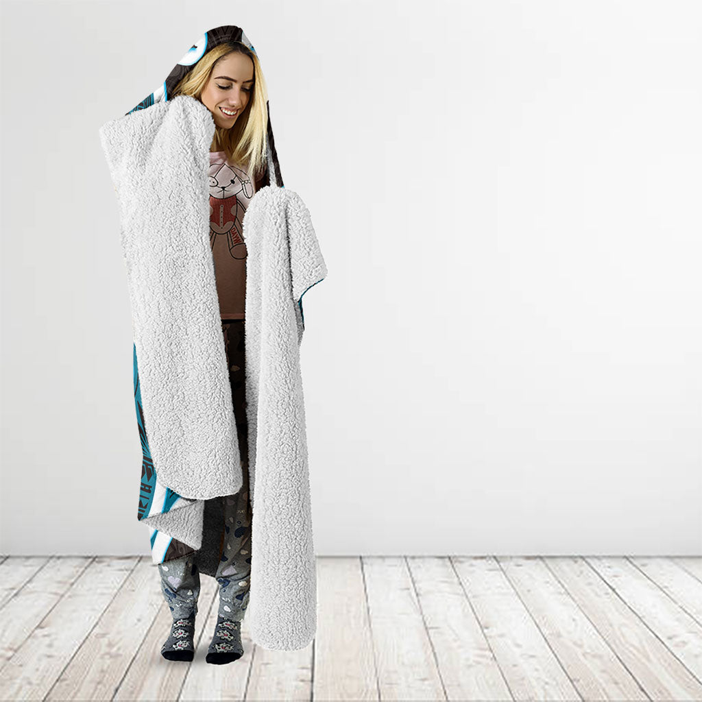 Kikorangi Aotearoa Atua Tumatauenga Personalised Hooded Blanket Maori God Of War Tiki With Taiaha