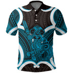 Kikorangi Aotearoa Atua Tumatauenga Personalised Polo Shirt Maori God Of War Tiki With Taiaha