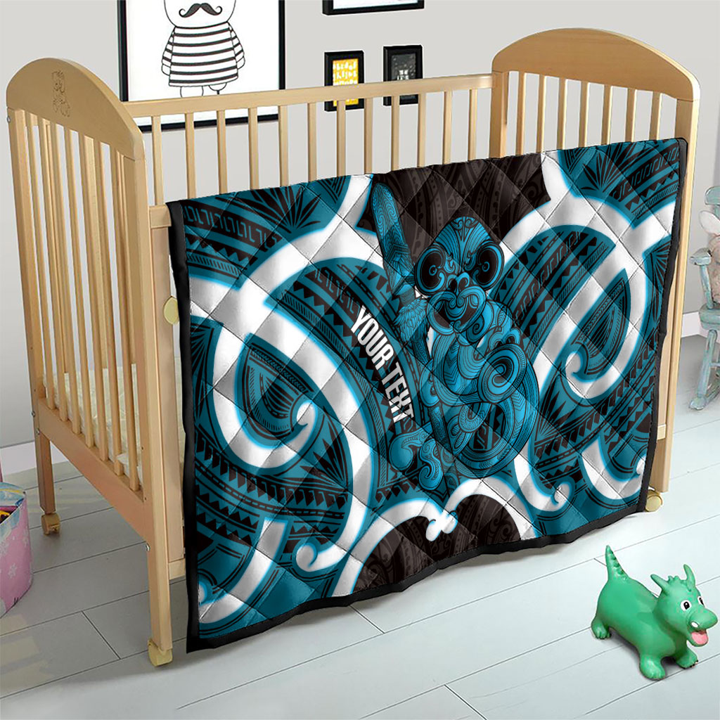 Kikorangi Aotearoa Atua Tumatauenga Personalised Quilt Maori God Of War Tiki With Taiaha