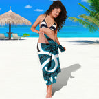 Kikorangi Aotearoa Atua Tumatauenga Personalised Sarong Maori God Of War Tiki With Taiaha