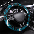 Kikorangi Aotearoa Atua Tumatauenga Steering Wheel Cover Maori God Of War Tiki With Taiaha