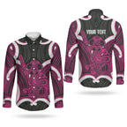 Mawhero Aotearoa Atua Tumatauenga Personalised Couples Matching Short Sleeve Bodycon Dress and Long Sleeve Button Shirt Maori God Of War Tiki With Taiaha