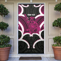 Mawhero Aotearoa Atua Tumatauenga Personalised Door Cover Maori God Of War Tiki With Taiaha
