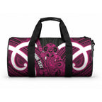 Mawhero Aotearoa Atua Tumatauenga Personalised Duffle Bag Maori God Of War Tiki With Taiaha