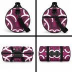 Mawhero Aotearoa Atua Tumatauenga Personalised Duffle Bag Maori God Of War Tiki With Taiaha
