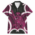 Mawhero Aotearoa Atua Tumatauenga Personalised Hawaiian Shirt Maori God Of War Tiki With Taiaha
