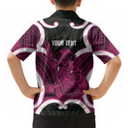 Mawhero Aotearoa Atua Tumatauenga Personalised Hawaiian Shirt Maori God Of War Tiki With Taiaha