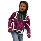 Mawhero Aotearoa Atua Tumatauenga Personalised Kid Hoodie Maori God Of War Tiki With Taiaha