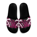 Mawhero Aotearoa Atua Tumatauenga Personalised Slide Sandals Maori God Of War Tiki With Taiaha