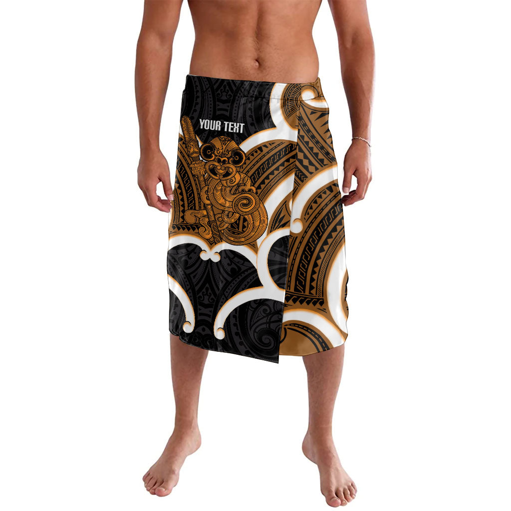 Karaka Aotearoa Atua Tumatauenga Personalised Lavalava Maori God Of War Tiki With Taiaha