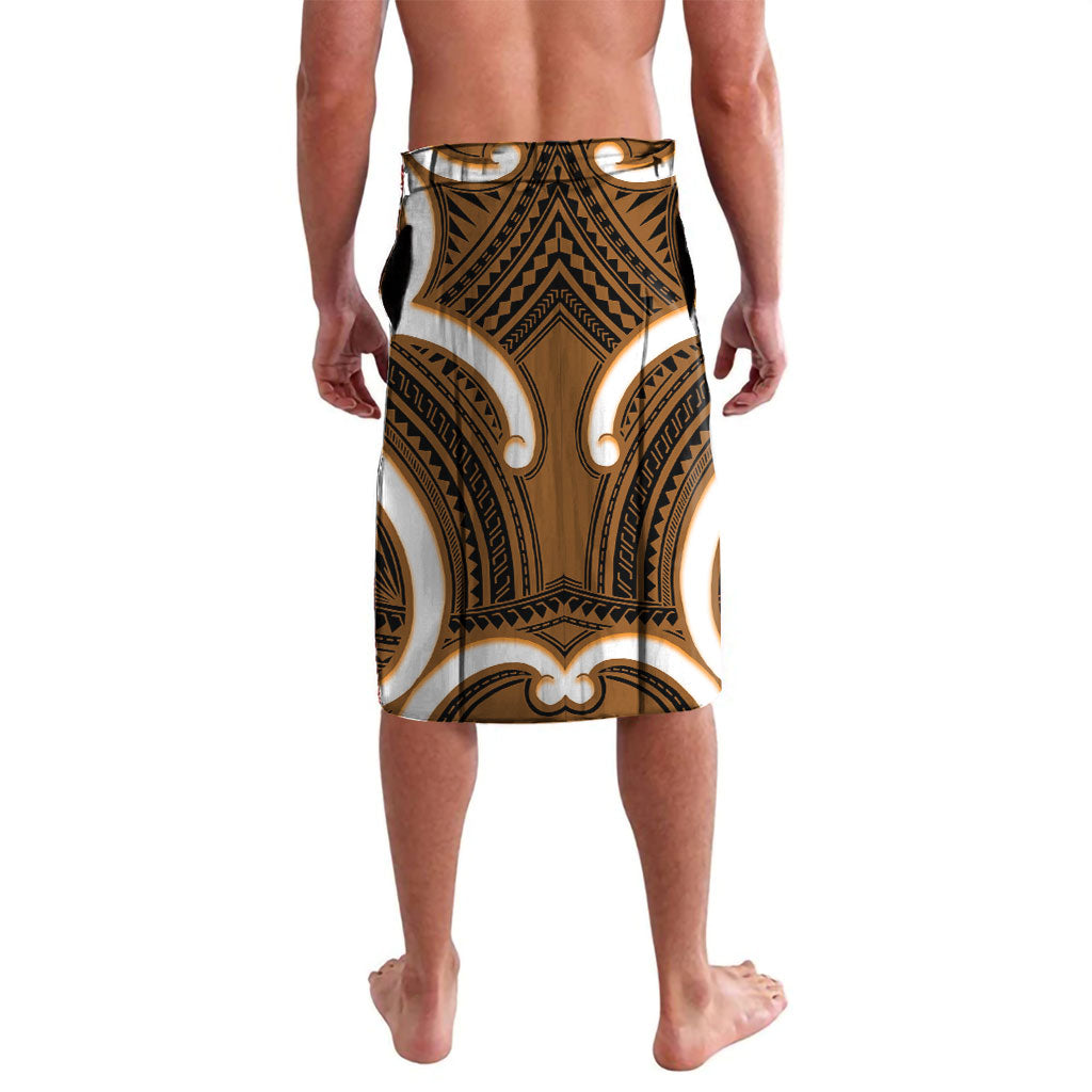 Karaka Aotearoa Atua Tumatauenga Personalised Lavalava Maori God Of War Tiki With Taiaha