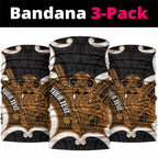 Karaka Aotearoa Atua Tumatauenga Personalised Neck Gaiter Maori God Of War Tiki With Taiaha
