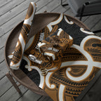 Karaka Aotearoa Atua Tumatauenga Personalised Wrapping Paper Maori God Of War Tiki With Taiaha