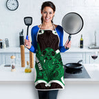 Kakariki Aotearoa Atua Tumatauenga Personalised Apron Maori God Of War Tiki With Taiaha