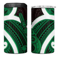 Kakariki Aotearoa Atua Tumatauenga 4 in 1 Can Cooler Tumbler Maori God Of War Tiki With Taiaha