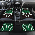 Kakariki Aotearoa Atua Tumatauenga Personalised Car Mats Maori God Of War Tiki With Taiaha