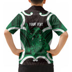 Kakariki Aotearoa Atua Tumatauenga Personalised Hawaiian Shirt Maori God Of War Tiki With Taiaha