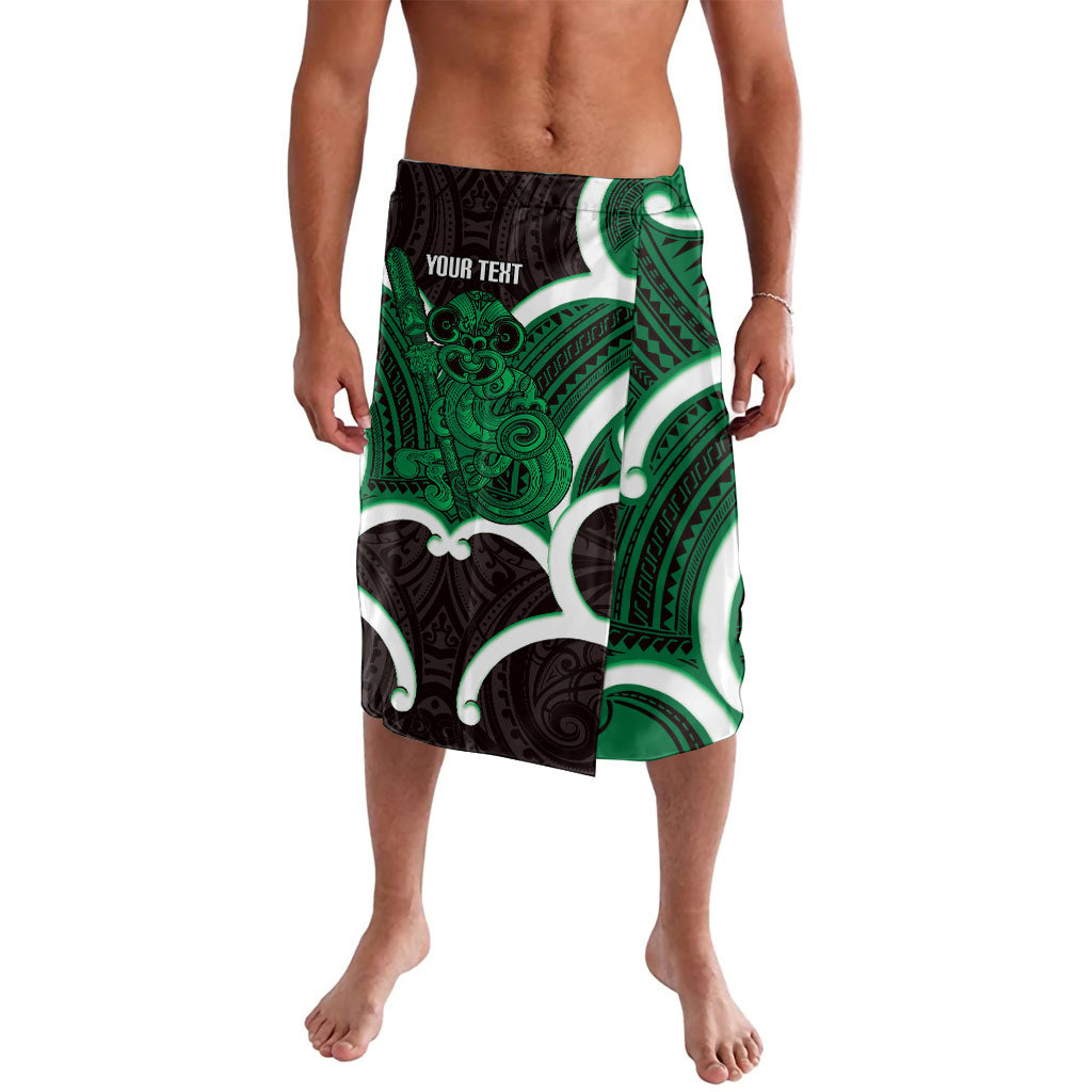 Kakariki Aotearoa Atua Tumatauenga Personalised Lavalava Maori God Of War Tiki With Taiaha
