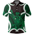 Kakariki Aotearoa Atua Tumatauenga Personalised Polo Shirt Maori God Of War Tiki With Taiaha