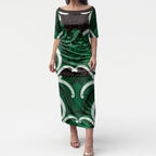 Kakariki Aotearoa Atua Tumatauenga Personalised Puletasi Maori God Of War Tiki With Taiaha