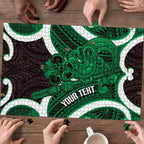 Kakariki Aotearoa Atua Tumatauenga Personalised Puzzle Maori God Of War Tiki With Taiaha