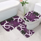 Waiporoporo Aotearoa Atua Tumatauenga Personalised Bathroom Set Maori God Of War Tiki With Taiaha