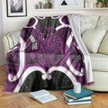 Waiporoporo Aotearoa Atua Tumatauenga Personalised Blanket Maori God Of War Tiki With Taiaha