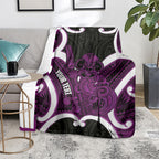 Waiporoporo Aotearoa Atua Tumatauenga Personalised Blanket Maori God Of War Tiki With Taiaha