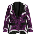 Waiporoporo Aotearoa Atua Tumatauenga Personalised Blazer Maori God Of War Tiki With Taiaha