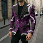 Waiporoporo Aotearoa Atua Tumatauenga Personalised Blazer Maori God Of War Tiki With Taiaha