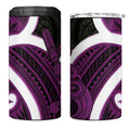 Waiporoporo Aotearoa Atua Tumatauenga 4 in 1 Can Cooler Tumbler Maori God Of War Tiki With Taiaha