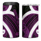 Waiporoporo Aotearoa Atua Tumatauenga 4 in 1 Can Cooler Tumbler Maori God Of War Tiki With Taiaha