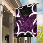 Waiporoporo Aotearoa Atua Tumatauenga Personalised Garden Flag Maori God Of War Tiki With Taiaha