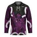 Waiporoporo Aotearoa Atua Tumatauenga Personalised Hockey Jersey Maori God Of War Tiki With Taiaha