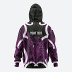 Waiporoporo Aotearoa Atua Tumatauenga Personalised Hoodie Maori God Of War Tiki With Taiaha
