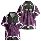 Waiporoporo Aotearoa Atua Tumatauenga Personalised Kid Hawaiian Shirt Maori God Of War Tiki With Taiaha