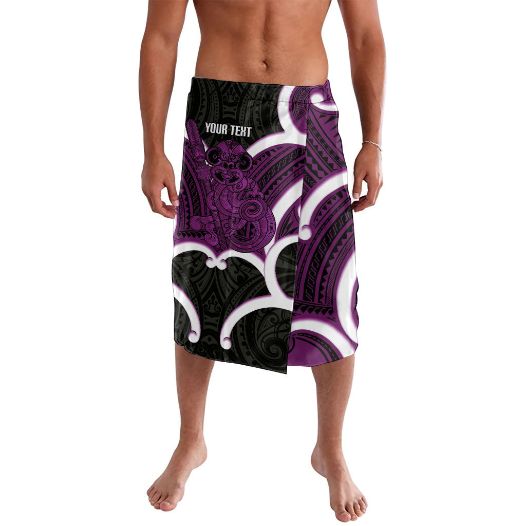 Waiporoporo Aotearoa Atua Tumatauenga Personalised Lavalava Maori God Of War Tiki With Taiaha