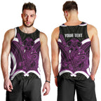 Waiporoporo Aotearoa Atua Tumatauenga Personalised Men Tank Top Maori God Of War Tiki With Taiaha