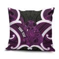Waiporoporo Aotearoa Atua Tumatauenga Personalised Pillow Cover Maori God Of War Tiki With Taiaha