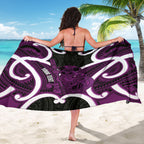 Waiporoporo Aotearoa Atua Tumatauenga Personalised Sarong Maori God Of War Tiki With Taiaha